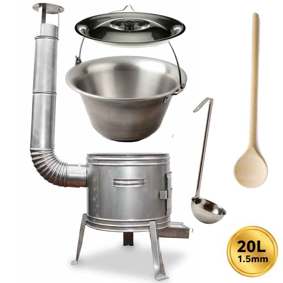 Nerezový kotlíkový set 20 LUX 1,5 mm